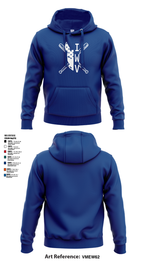 Hoodie, IWV Youth Baseball, Baseball, Teamtime, Team time, sublimation, custom sports apparel, team uniforms, spirit wear, spiritwear, sports uniforms, custom shirts, team store, custom team store, fundraiser sports, apparel fundraiser