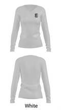 New Jersey State Police - IT Services Unit 76493253 Women's Long Sleeve V-neck Shirt - 11