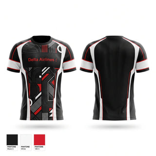 Football Jersey, Delta Airlines, , Teamtime, Team time, sublimation, custom sports apparel, team uniforms, spirit wear, spiritwear, sports uniforms, custom shirts, team store, custom team store, fundraiser sports, apparel fundraiser