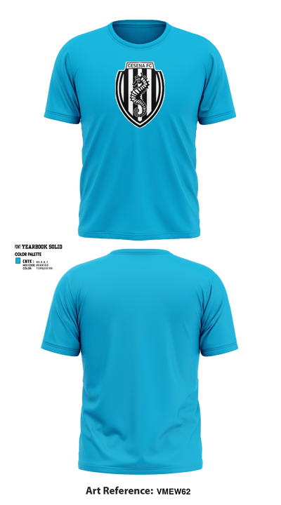 Cesena Fc 80285187 Short Sleeve Performance Shirt - 3