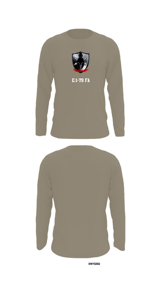 Long Sleeve Performance Shirt, E/1-79 FA, , Teamtime, Team time, sublimation, custom sports apparel, team uniforms, spirit wear, spiritwear, sports uniforms, custom shirts, team store, custom team store, fundraiser sports, apparel fundraiser