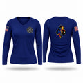 33 Women's Long Sleeve V-neck Shirt - 1