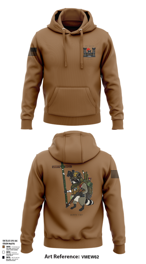 Hoodie, 441st Engineer Company, Army, Teamtime, Team time, sublimation, custom sports apparel, team uniforms, spirit wear, spiritwear, sports uniforms, custom shirts, team store, custom team store, fundraiser sports, apparel fundraiser