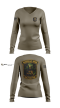 NAVSTA MAYPORT 4233661 Women's Long Sleeve V-neck Shirt - 3