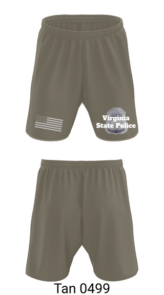 Athletic Shorts With Pockets, Virginia State Police, Police, Teamtime, Team time, sublimation, custom sports apparel, team uniforms, spirit wear, spiritwear, sports uniforms, custom shirts, team store, custom team store, fundraiser sports, apparel fundraiser
