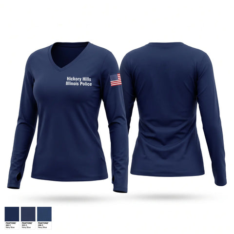 Old School Cotton Feel Shirt, Hickory Hills Illinois Police, Police, Teamtime, Team time, sublimation, custom sports apparel, team uniforms, spirit wear, spiritwear, sports uniforms, custom shirts, team store, custom team store, fundraiser sports, apparel fundraiser