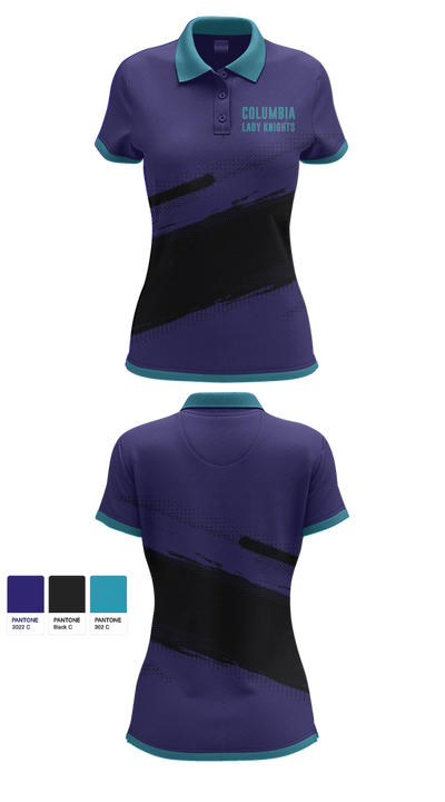 Columbia Lady Knights 30963088 Women's Short Sleeve Performance Polo  - 1