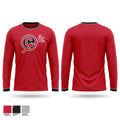 Clinton Red Devils 67578170 Long Sleeve Performance Shirt 2