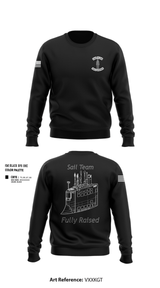 Crew Neck Sweatshirt, Sail Team, Navy, Teamtime, Team time, sublimation, custom sports apparel, team uniforms, spirit wear, spiritwear, sports uniforms, custom shirts, team store, custom team store, fundraiser sports, apparel fundraiser