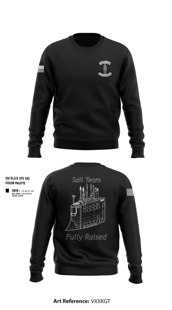 Crew Neck Sweatshirt, Sail Team, Navy, Teamtime, Team time, sublimation, custom sports apparel, team uniforms, spirit wear, spiritwear, sports uniforms, custom shirts, team store, custom team store, fundraiser sports, apparel fundraiser