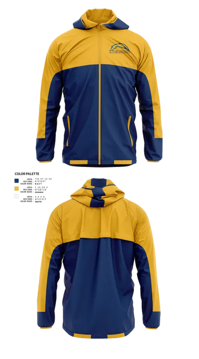 Weldon High School Baseball 14561048 Windbreaker - 1