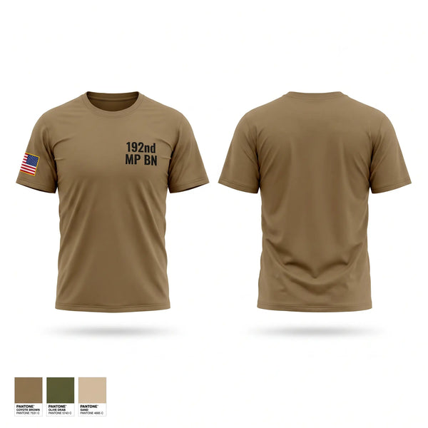 Old School Cotton Feel Shirt, 192nd MP BN, Army, Teamtime, Team time, sublimation, custom sports apparel, team uniforms, spirit wear, spiritwear, sports uniforms, custom shirts, team store, custom team store, fundraiser sports, apparel fundraiser