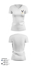 Barrington High School Gymnastics 6144044 Women's Short Sleeve V-neck Shirt - 24
