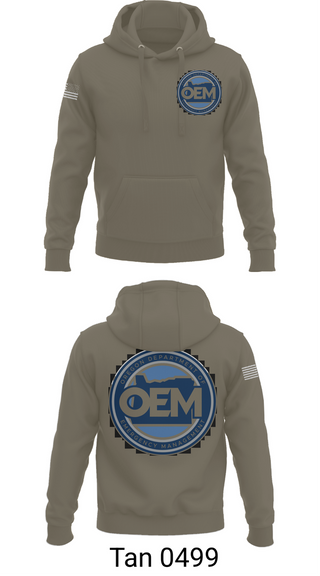 Hoodie, Oregon Emergency Management, Police, Teamtime, Team time, sublimation, custom sports apparel, team uniforms, spirit wear, spiritwear, sports uniforms, custom shirts, team store, custom team store, fundraiser sports, apparel fundraiser