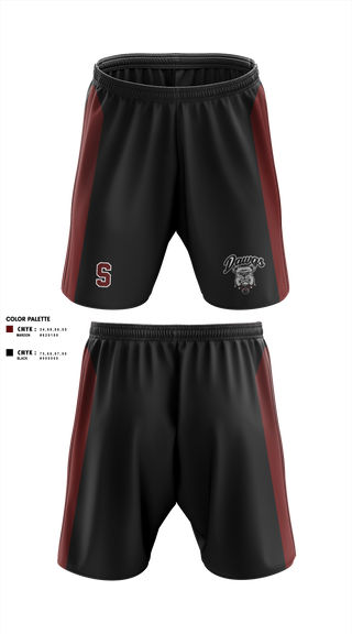 Athletic Shorts With Pockets, Sobrato HS Bulldogs, , Teamtime, Team time, sublimation, custom sports apparel, team uniforms, spirit wear, spiritwear, sports uniforms, custom shirts, team store, custom team store, fundraiser sports, apparel fundraiser