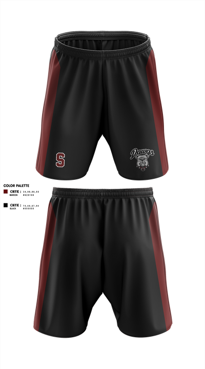 Sobrato HS Bulldogs 65561027 Athletic Shorts With Pockets - 5