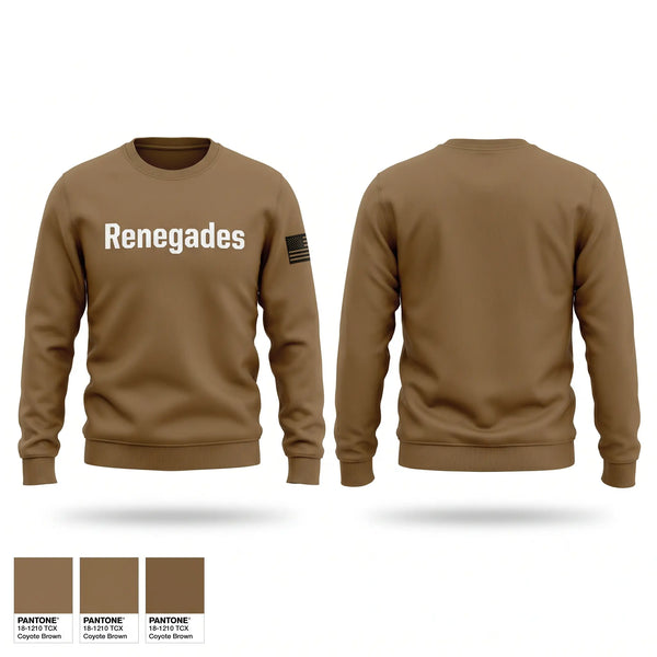 Crew Neck Sweatshirt, Renegades, National Guard, Teamtime, Team time, sublimation, custom sports apparel, team uniforms, spirit wear, spiritwear, sports uniforms, custom shirts, team store, custom team store, fundraiser sports, apparel fundraiser