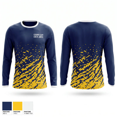 CEDAR CLIFF COLTS JROTC Long Sleeve Performance Shirt - 1