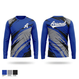 Long Sleeve Performance Shirt, Alaska Arsenal, Softball, Teamtime, Team time, sublimation, custom sports apparel, team uniforms, spirit wear, spiritwear, sports uniforms, custom shirts, team store, custom team store, fundraiser sports, apparel fundraiser