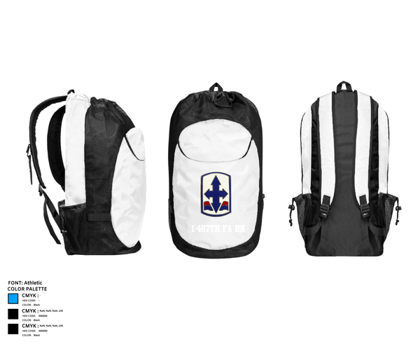 Gear Bag, 1/487th FA BN, Army, Teamtime, Team time, sublimation, custom sports apparel, team uniforms, spirit wear, spiritwear, sports uniforms, custom shirts, team store, custom team store, fundraiser sports, apparel fundraiser
