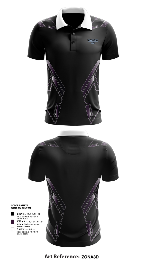 Short Sleeve Performance Polo, Wranglers VBC, Women's Volleyball, Teamtime, Team time, sublimation, custom sports apparel, team uniforms, spirit wear, spiritwear, sports uniforms, custom shirts, team store, custom team store, fundraiser sports, apparel fundraiser
