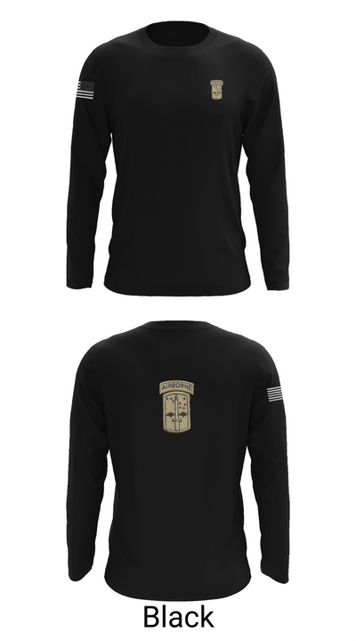 C co 4/327th INF BN 89497765 Long Sleeve Performance Shirt 26