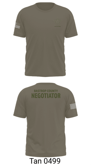 Old School Cotton Feel Shirt, Bastrop County Sheriff's Office, Police, Teamtime, Team time, sublimation, custom sports apparel, team uniforms, spirit wear, spiritwear, sports uniforms, custom shirts, team store, custom team store, fundraiser sports, apparel fundraiser