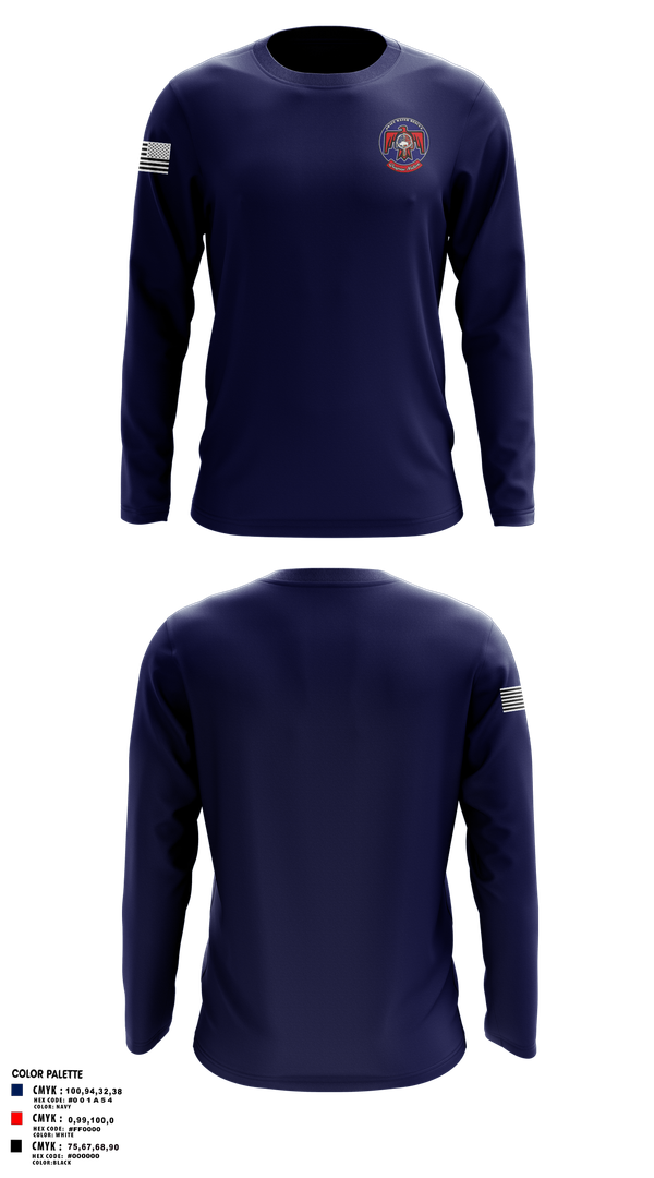 Long Sleeve Performance Shirt, QN Rescue, Fire Department, Teamtime, Team time, sublimation, custom sports apparel, team uniforms, spirit wear, spiritwear, sports uniforms, custom shirts, team store, custom team store, fundraiser sports, apparel fundraiser