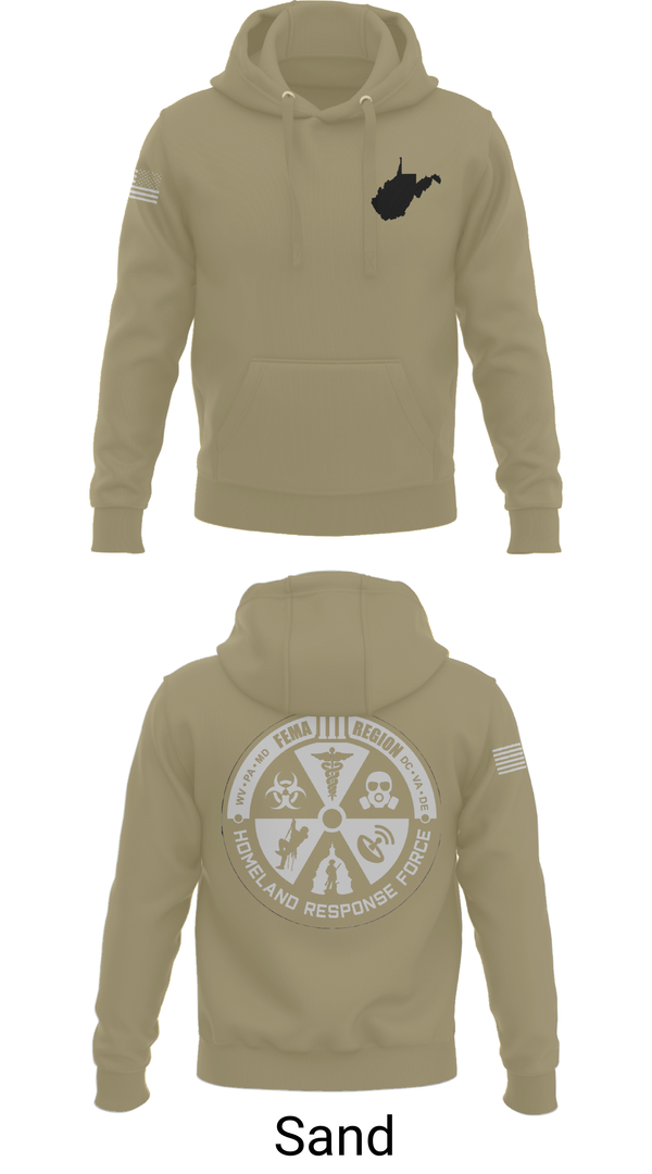 Hoodie, Region 3 Homeland Response Force, , Teamtime, Team time, sublimation, custom sports apparel, team uniforms, spirit wear, spiritwear, sports uniforms, custom shirts, team store, custom team store, fundraiser sports, apparel fundraiser