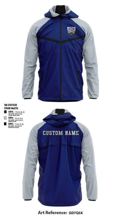 East Senior High School Band 81739960 Windbreaker - 4