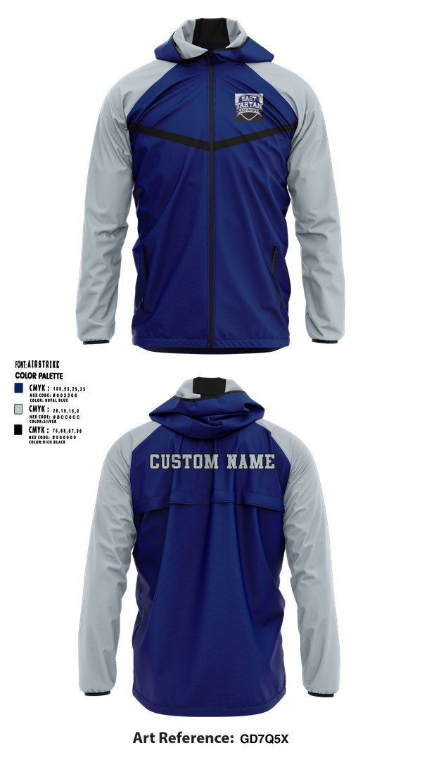 Windbreaker, East Senior High School Band, Spirit Store, Teamtime, Team time, sublimation, custom sports apparel, team uniforms, spirit wear, spiritwear, sports uniforms, custom shirts, team store, custom team store, fundraiser sports, apparel fundraiser