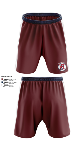 Athletic Shorts With Pockets, Battleline, Baseball, Teamtime, Team time, sublimation, custom sports apparel, team uniforms, spirit wear, spiritwear, sports uniforms, custom shirts, team store, custom team store, fundraiser sports, apparel fundraiser