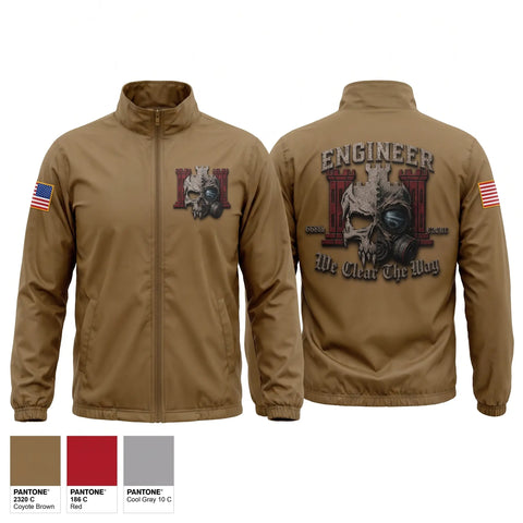 Windbreaker, 668th EN CO C2CRE, Army, Teamtime, Team time, sublimation, custom sports apparel, team uniforms, spirit wear, spiritwear, sports uniforms, custom shirts, team store, custom team store, fundraiser sports, apparel fundraiser