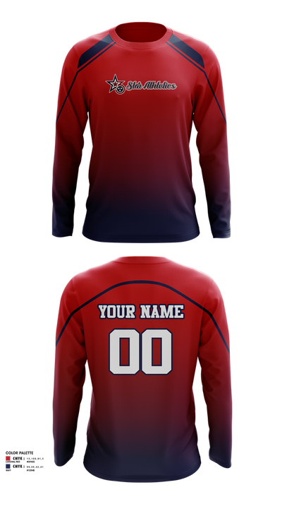 Three Star Athletics 38961793 Long Sleeve Performance Shirt 1