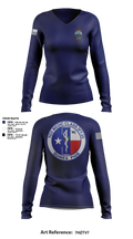 TCC Paramedic Class 3FT.25 86359977 Women's Long Sleeve V-neck Shirt - 4