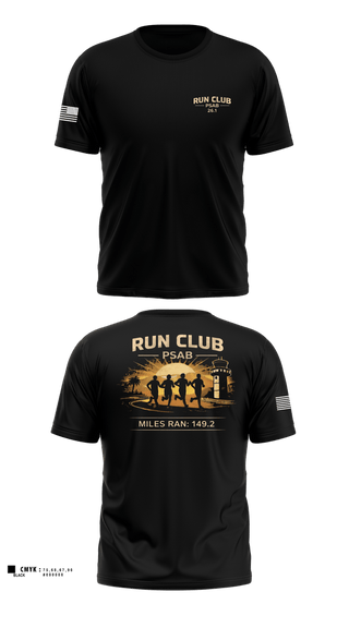 Short Sleeve Performance Shirt, RUN CLUB (PSAB), Air Force, Teamtime, Team time, sublimation, custom sports apparel, team uniforms, spirit wear, spiritwear, sports uniforms, custom shirts, team store, custom team store, fundraiser sports, apparel fundraiser