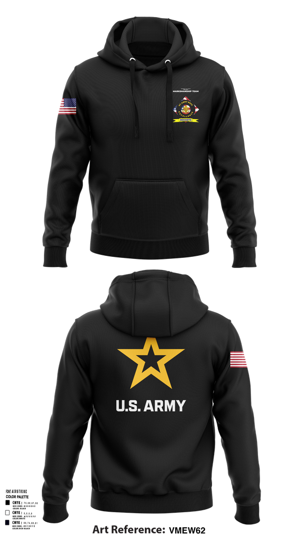 Hoodie, University of Toledo Army Marksmanship Unit, Army, Teamtime, Team time, sublimation, custom sports apparel, team uniforms, spirit wear, spiritwear, sports uniforms, custom shirts, team store, custom team store, fundraiser sports, apparel fundraiser