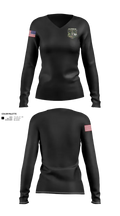 Platoon B Central Nights 1688578 Women's Long Sleeve V-neck Shirt - 21