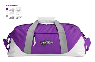 Duffle Bag, Louisburg Wildcat Baseball, Baseball, Teamtime, Team time, sublimation, custom sports apparel, team uniforms, spirit wear, spiritwear, sports uniforms, custom shirts, team store, custom team store, fundraiser sports, apparel fundraiser