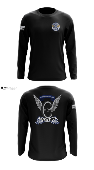 Long Sleeve Performance Shirt, Windsor PD Traffic Unit, Police, Teamtime, Team time, sublimation, custom sports apparel, team uniforms, spirit wear, spiritwear, sports uniforms, custom shirts, team store, custom team store, fundraiser sports, apparel fundraiser