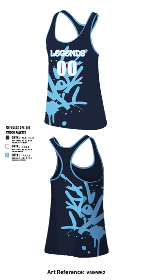 Womens Track Singlet, Fort Dodge Legends, Baseball, Teamtime, Team time, sublimation, custom sports apparel, team uniforms, spirit wear, spiritwear, sports uniforms, custom shirts, team store, custom team store, fundraiser sports, apparel fundraiser