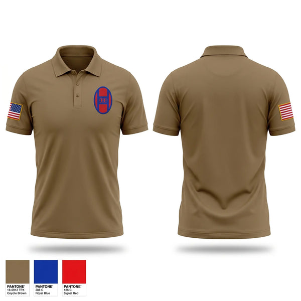 Short Sleeve Performance Polo, 30 MBCT, National Guard, Teamtime, Team time, sublimation, custom sports apparel, team uniforms, spirit wear, spiritwear, sports uniforms, custom shirts, team store, custom team store, fundraiser sports, apparel fundraiser
