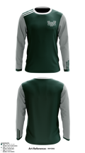 Woodland High School Wrestling 92560212 Long Sleeve Performance Shirt 1