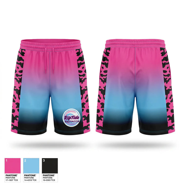 Athletic Shorts With Pockets, Pompano Beach Riptide, Softball, Teamtime, Team time, sublimation, custom sports apparel, team uniforms, spirit wear, spiritwear, sports uniforms, custom shirts, team store, custom team store, fundraiser sports, apparel fundraiser