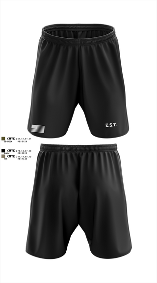 Athletic Shorts With Pockets, 148th E.S.T., Police, Teamtime, Team time, sublimation, custom sports apparel, team uniforms, spirit wear, spiritwear, sports uniforms, custom shirts, team store, custom team store, fundraiser sports, apparel fundraiser