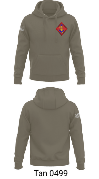 Hoodie, Marine Det. Fort Gregg-Adams Bravo Company, , Teamtime, Team time, sublimation, custom sports apparel, team uniforms, spirit wear, spiritwear, sports uniforms, custom shirts, team store, custom team store, fundraiser sports, apparel fundraiser