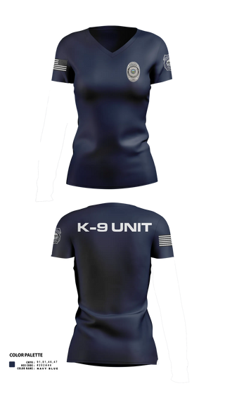 Womens Short Sleeve Vneck Shirt, Struthers Police, Police, Teamtime, Team time, sublimation, custom sports apparel, team uniforms, spirit wear, spiritwear, sports uniforms, custom shirts, team store, custom team store, fundraiser sports, apparel fundraiser