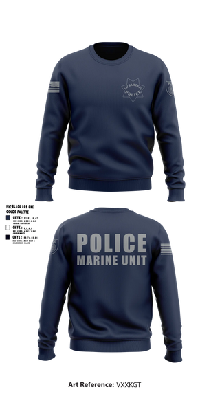 Crew Neck Sweatshirt, Sacramento Police Marine Unit, Police, Teamtime, Team time, sublimation, custom sports apparel, team uniforms, spirit wear, spiritwear, sports uniforms, custom shirts, team store, custom team store, fundraiser sports, apparel fundraiser