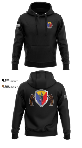 Hoodie, Camp Crowder HHC, , Teamtime, Team time, sublimation, custom sports apparel, team uniforms, spirit wear, spiritwear, sports uniforms, custom shirts, team store, custom team store, fundraiser sports, apparel fundraiser