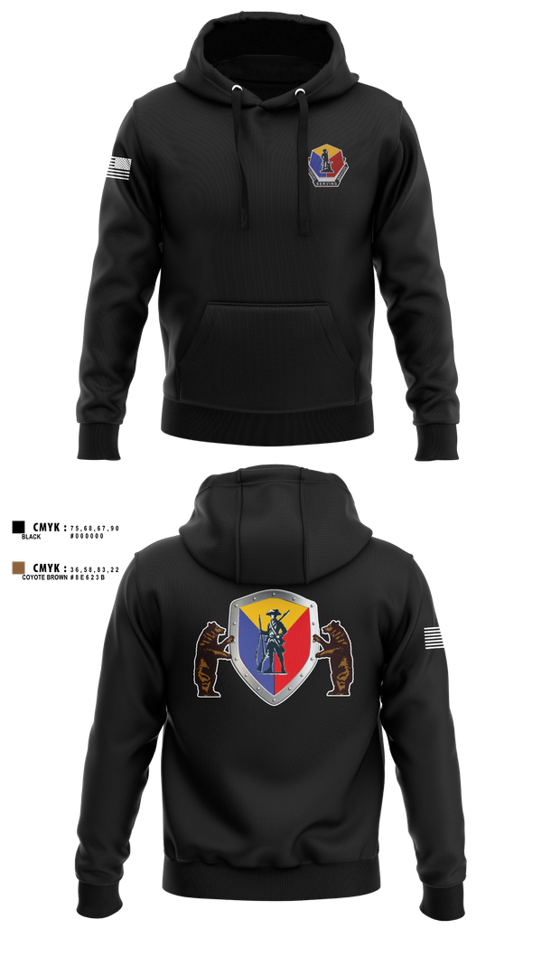 Hoodie, Camp Crowder HHC, , Teamtime, Team time, sublimation, custom sports apparel, team uniforms, spirit wear, spiritwear, sports uniforms, custom shirts, team store, custom team store, fundraiser sports, apparel fundraiser